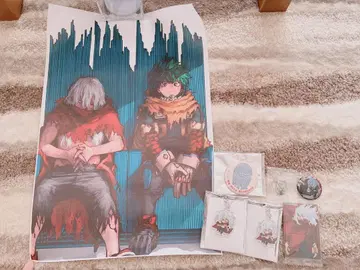 히로아카 시가라키 토무라 굿즈 묶음 판매