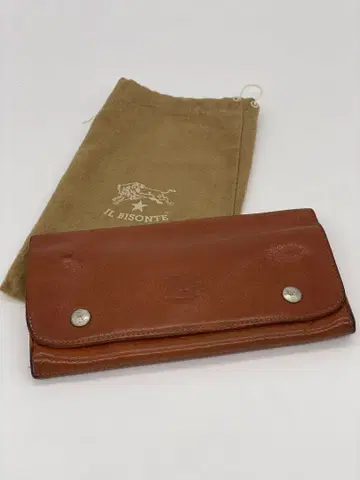 IL BISONTE 브라운 장지갑 수납 가방 포함
