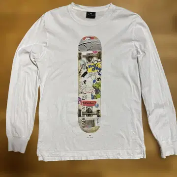 폴스미스 스케이트보드 프린트 긴팔 티셔츠