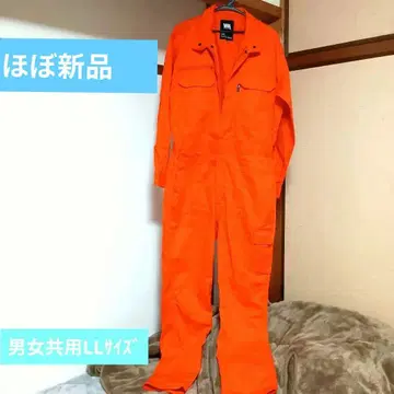 거의 새상품 WM BEST 오렌지 오버롤 LL 팔로우 할인 있음