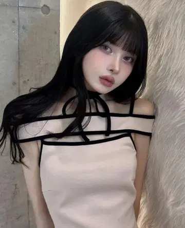 [ Darich ] 오프숄더 베이지 롱 원피스