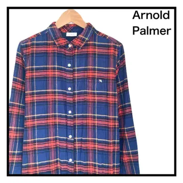 아놀드파마 가디건 원피스 체크 여성용 자수 긴팔 L