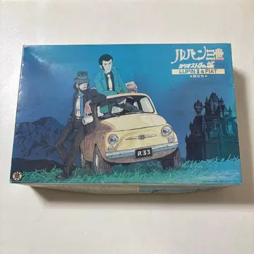 미사용 루팡 3세 FIAT 500 프라모델 1/24