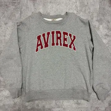 AVIREX 맨투맨 자수 로고 L