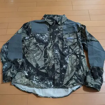 intelbreed 카모 패턴 긴팔 셔츠 인터브리드 구제 의류 힙합