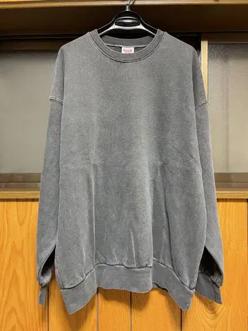 FREAK'S STORE 헤비 웨이트 피그먼트 크루넥 맨투맨