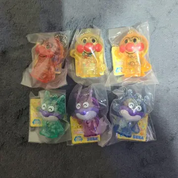 돌격! 호빵맨 바스락 클리어 키링 컴플리트 전 6종