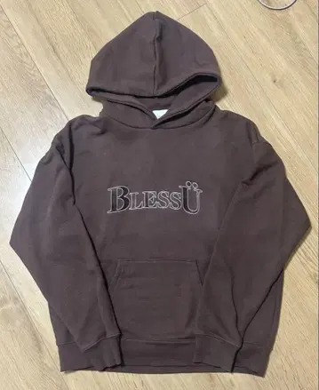 BlessU 블레스유 후드티 후디 M 브라운