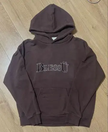 BlessU 블레스유 후드티 후디 M 브라운