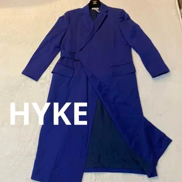 HYKE 하이크 체스터 코트 랩 코트 라무 울 롱 코트