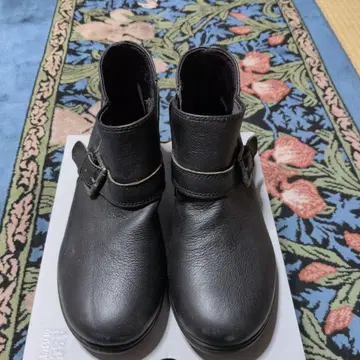 블랙 버클 숏부츠