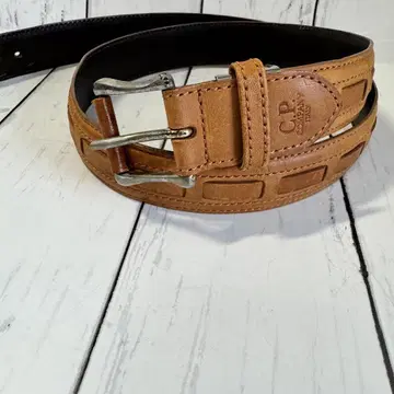 씨피 컴퍼니 C.P.COMPANY 디자인 가죽 벨트 남성용