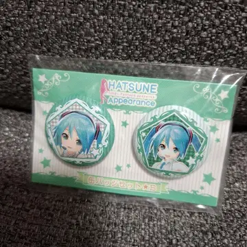 하츠네 미쿠 마마마식 아피미쿠 캔뱃지