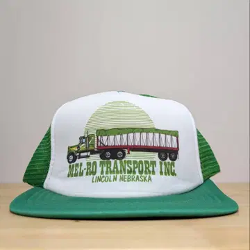 레어 80s 데드스탁 트래커 캡 CHAMPION 바디 기업 로고