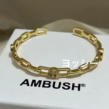 AMBUSH 골드 체인 링크 팔찌