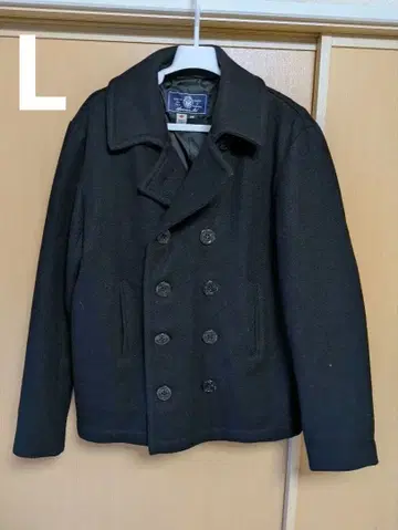 Avirex Ltd. 블랙 피 코트 40