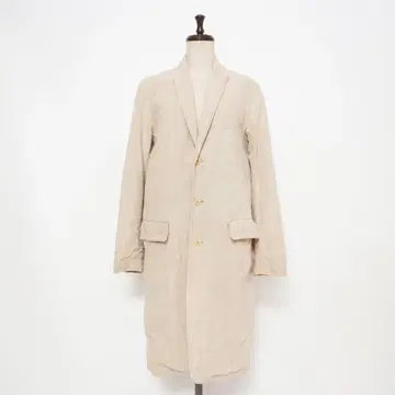 새상품급 Vlas Blomme 롱 자켓 아이보리 사이즈 F*FD976