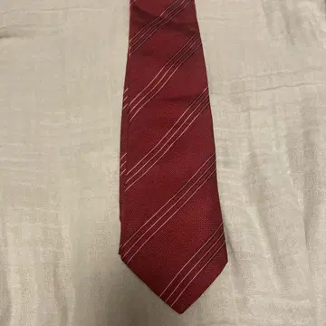 [새상품급] Salvatore Ferragamo 빨간색 스트라이프 넥타이