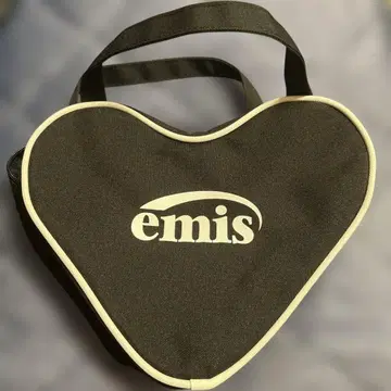 가격 인하! 새상품급! 정품 emis 하트형 백