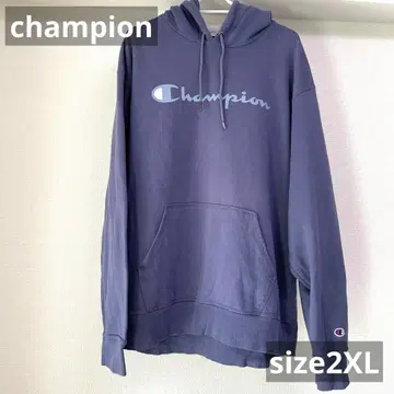champion 챔피온 후드티 사이즈 2XL 퍼플 속기모