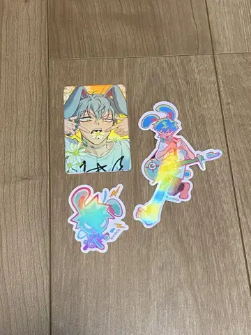 alian stage 토끼 시리즈 카드 스티커 씰 till till