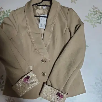 axes femme 커프스 달린 숄카라 자켓