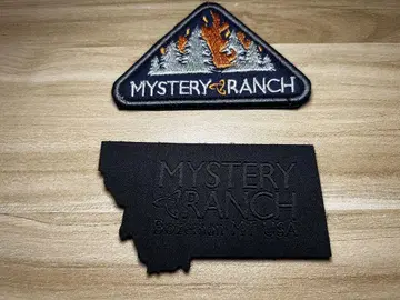 정품 MYSTERY RANCH 패치 와펜 미스터리 랜치 2개 세트