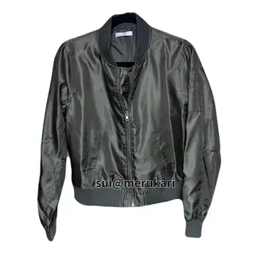 여성용 MA-1 카키 점퍼