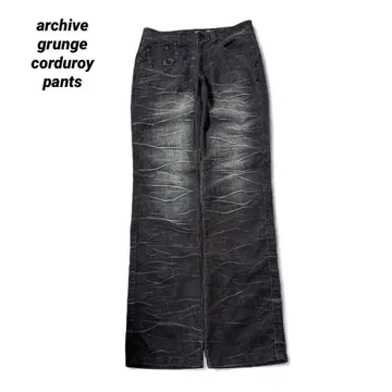 archive grunge corduroy pants BRN M