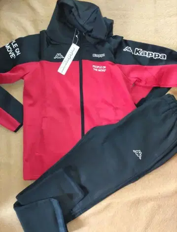 R3 택 포함 새상품 Kappa 카파 후드 부착 저리 상하의