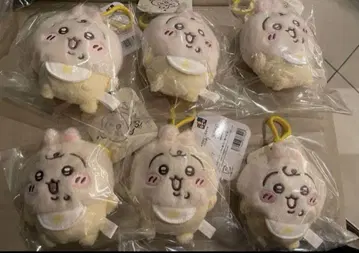 치이카와 (먼작귀) Chiikawa Baby 토끼 마스코트 6개 세트