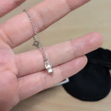 허키머 다이아몬드 체인 팔찌