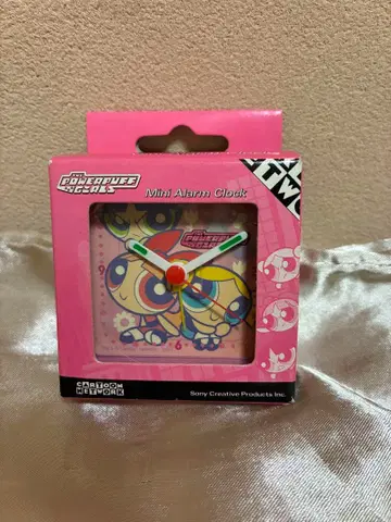 [ 미개봉 새상품 ] 파워퍼프걸스 미니 알람 시계