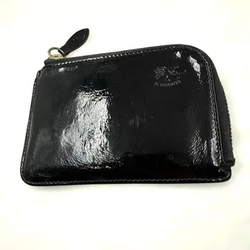 IL BISONTE 일비종떼 에나멜 컴팩트 지갑 코인 케이스