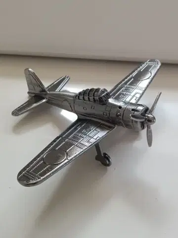 비행기 금속제 미니어처 모델