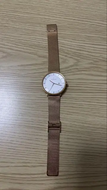 노드 그린 로즈 골드 손목시계