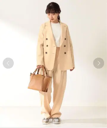 Demi-Luxe BEAMS 소프트 트윌 6 버튼 더블 자켓