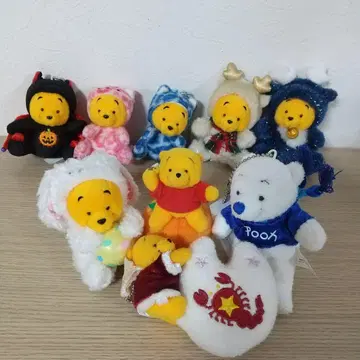 푸우 마스코트 세트