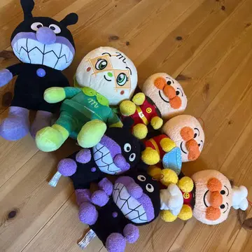 호빵맨 봉제 인형 세트