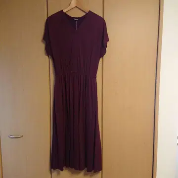 새상품 미사용 Paul Smith 와인 레드 드레스