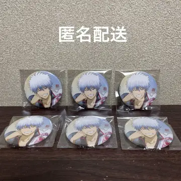 은혼 캔뱃지 AGF 휴식 사카타 긴토키 6개 세트