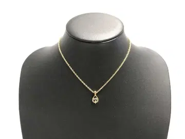 니나리치 NINARICCI 목걸이 로고 NR 보석 포함 클리어 계열