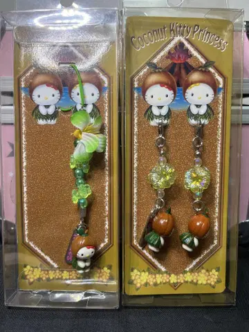 코코넛 키티 프린세스 헬로키티 스트랩 2개