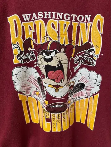 USA 90s Redskins 태즈메이 니안 데빌 맨투맨 XL