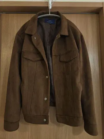 ITEMS URBAN RESEARCH 브라운 스웨이드 자켓