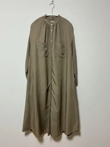 IENA 셔츠 원피스 롱 베이지 카멜