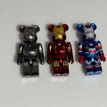 베어브릭 해피 복권 아이언맨 3체 세트