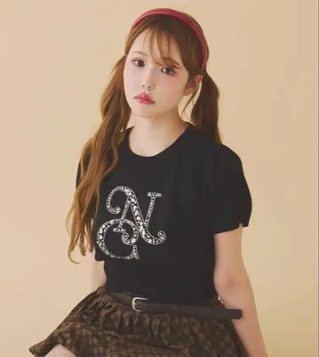 NICE CLAUP 로고 비쥬 니트
