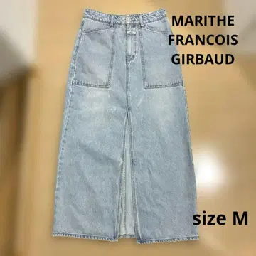마리떼 프랑소와 저버 데님 롱 스커트