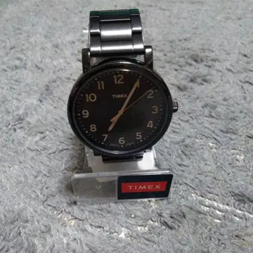 TIMEX 블랙 아날로그 손목시계